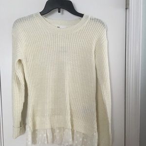 Super cute and comfortable white sweater